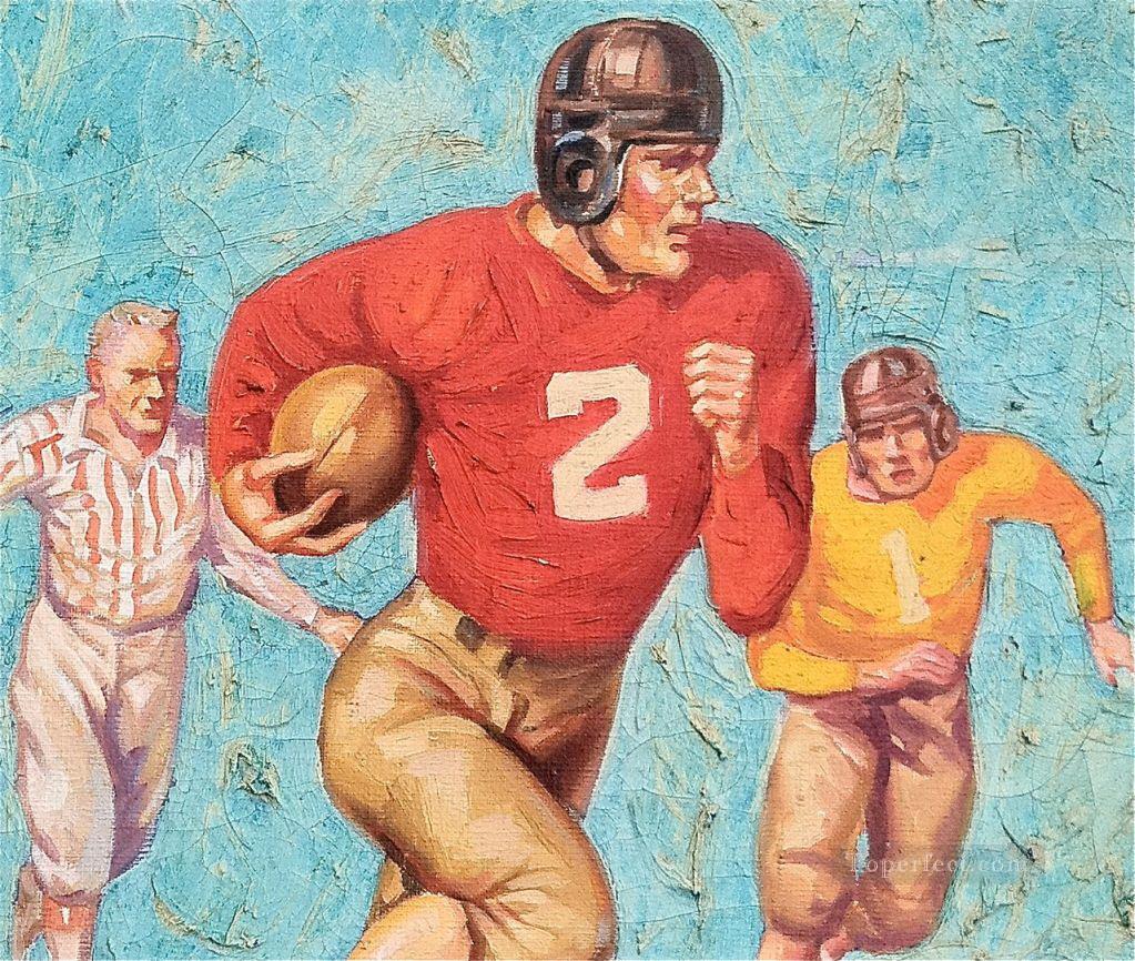 American football 14 impressionists Oil Paintings